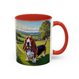 Basset Hound  --  Ceramic Accent Coffee Mug (11, 15oz)