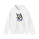 Alaskan Klee Kai Unisex 50/50 Hooded Sweatshirt