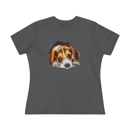 Beagle 'Daisy Mae' Women's Relaxed Fit Cotton Tee