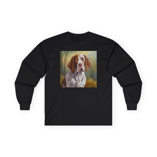 Bracco Italiano Unisex Cotton Long Sleeve Tee