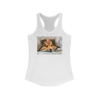 Shetland Sheepdog Sheltie Women's Racerback Tank