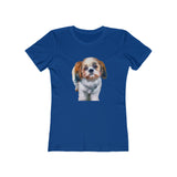 Shih-Tzu Women's Slim Fit Ringspun Cotton T-Shirt