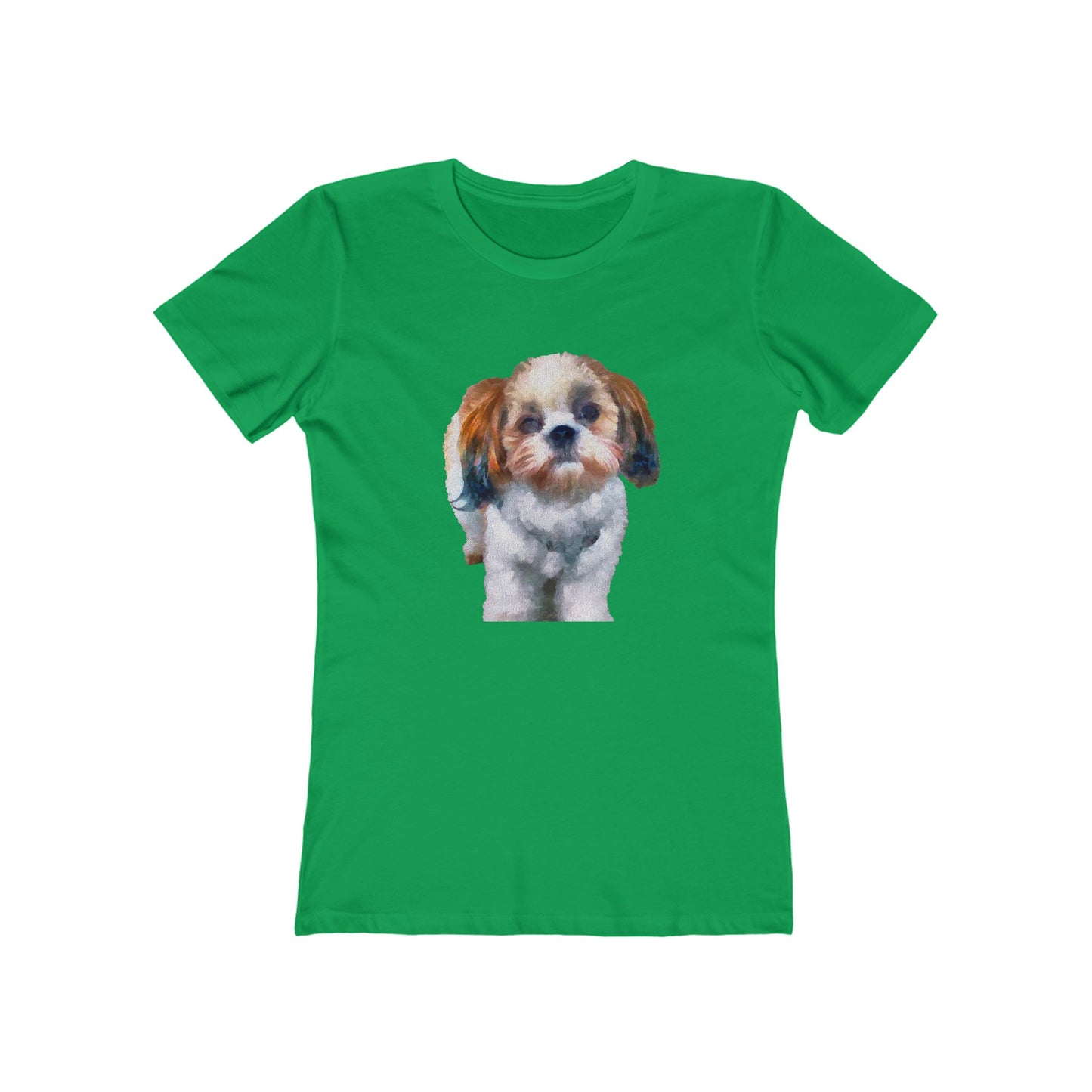 Shih-Tzu Women's Slim Fit Ringspun Cotton T-Shirt