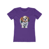 Shih-Tzu Women's Slim Fit Ringspun Cotton T-Shirt