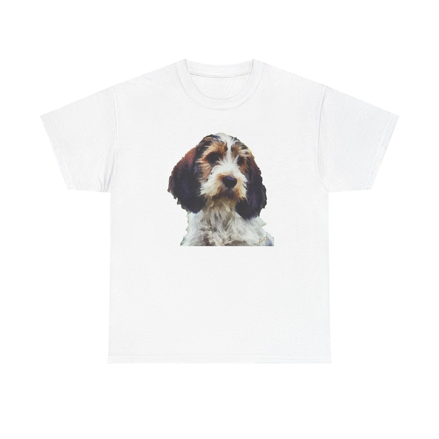 Petit Basset Griffon Unisex Heavy Cotton Tee