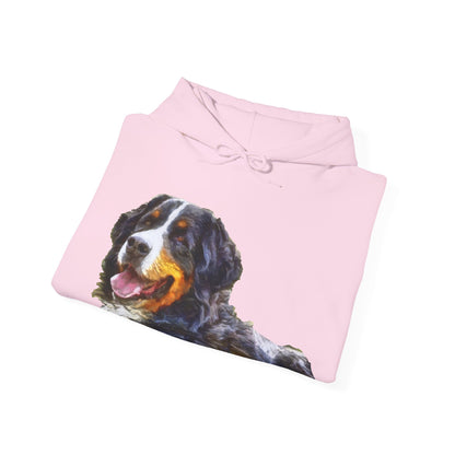 Bernese Mountain Dog Unisex 50/50 Hoodie: Your Comfy Sidekick