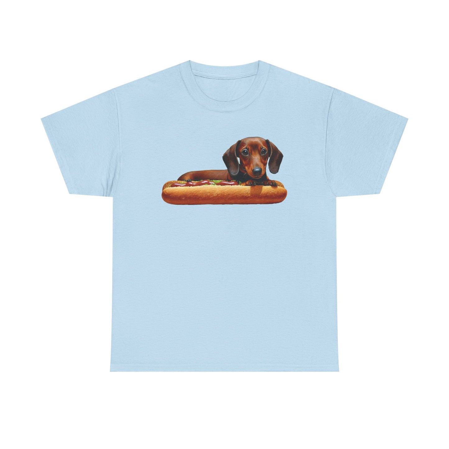 Dachshund Delight Unisex Heavy Cotton Tee