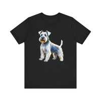 White Schnauzer Unisex Jersey Short Sleeve Tee