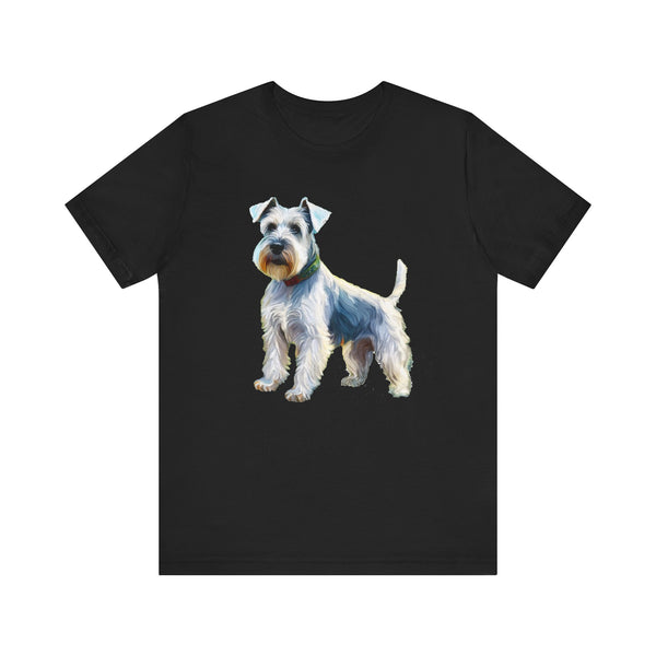 White Schnauzer Unisex Jersey Short Sleeve Tee