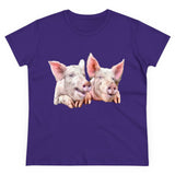 Pigs - "A Jowly Good Time" Women's Midweight Cotton Tee