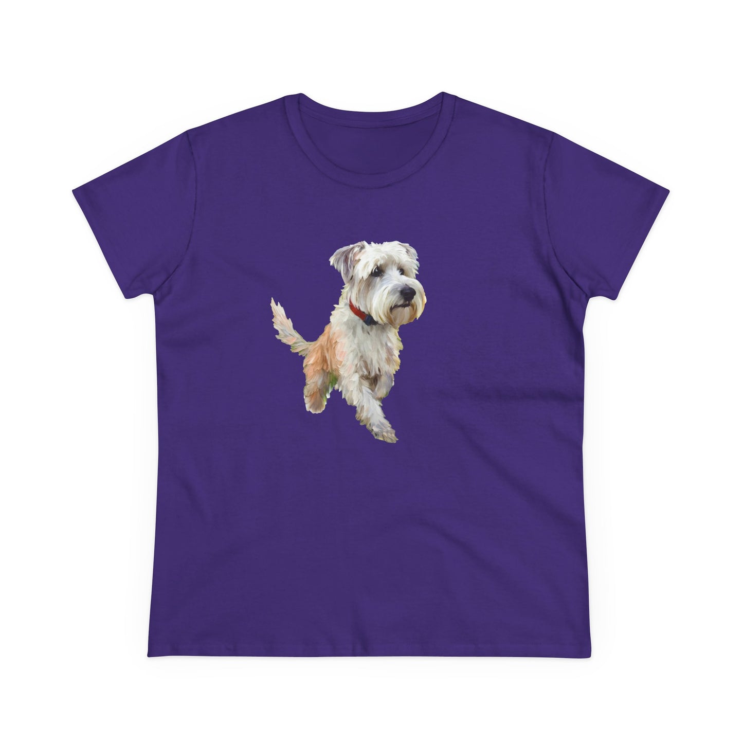 Dandie Dinmont Terrier - Women's Pre-shrunk Midweight Cotton Tee