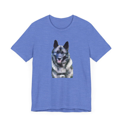 Norwegian Elkhound - Unisex Jersey Short Sleeve Tee