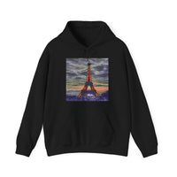 Eiffel Tower Sunset - Unisex 50/50 Hoodie