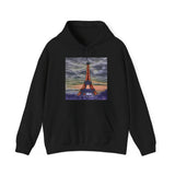 Eiffel Tower Sunset - Unisex 50/50 Hoodie