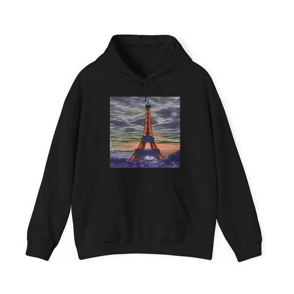 Eiffel Tower Sunset - Unisex 50/50 Hoodie