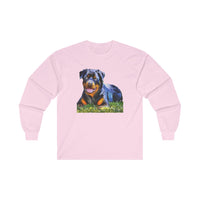 Rottweiler 'Lina' Unisex Cotton Long Sleeve Tee