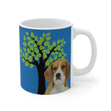 Beagle 'Hopper'   -  Ceramic Mug 11oz