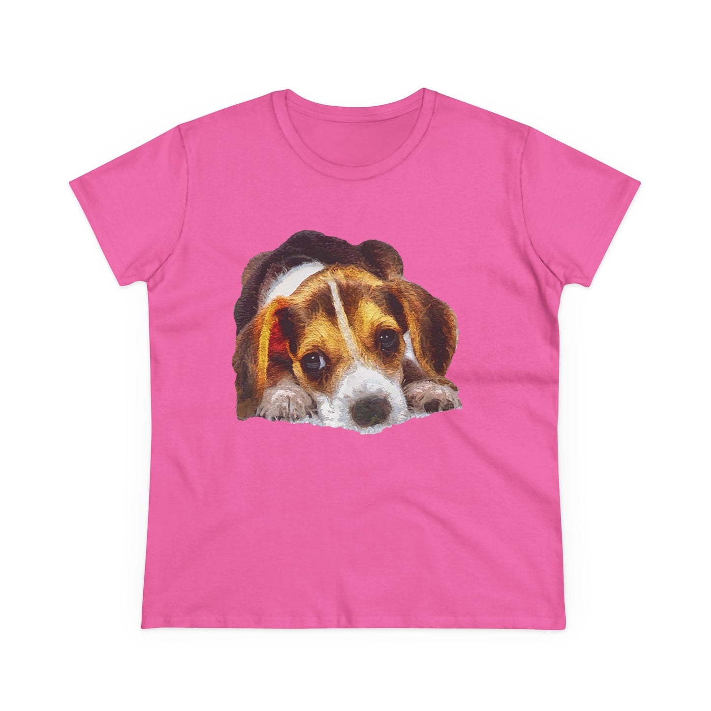 Beagle 'Daisy May' Women's Midweight Cotton Tee