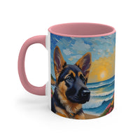 German Shepherd Puppy #2 - 11oz Ceramic Accent Mug