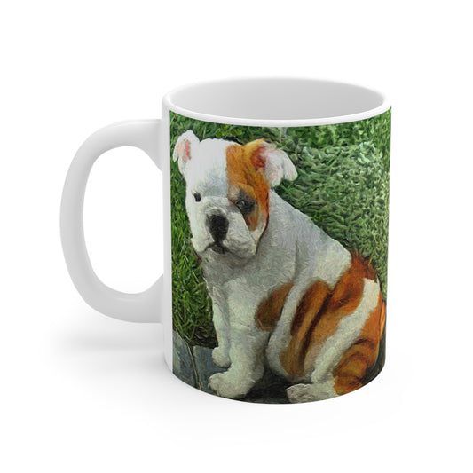 English Bulldog 'Bugsy'  Ceramic Mug 11oz