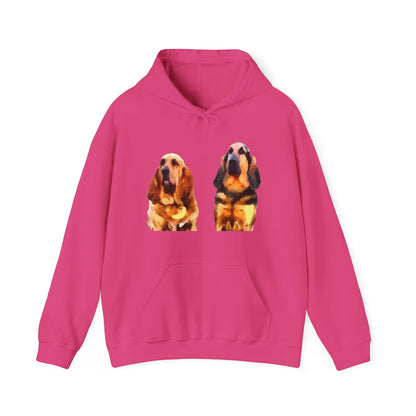 Bloodhounds 'Bear and Bubba' Unisex 50/50 Hoodie