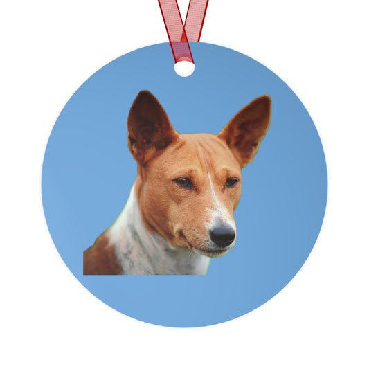 Basenji Metal Ornaments