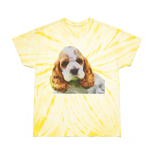 Cocker Spaniel 'Hogan' Classic Tie-Dye Tee, Cyclone