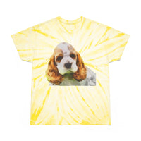 Cocker Spaniel 'Hogan' Classic Tie-Dye Tee, Cyclone