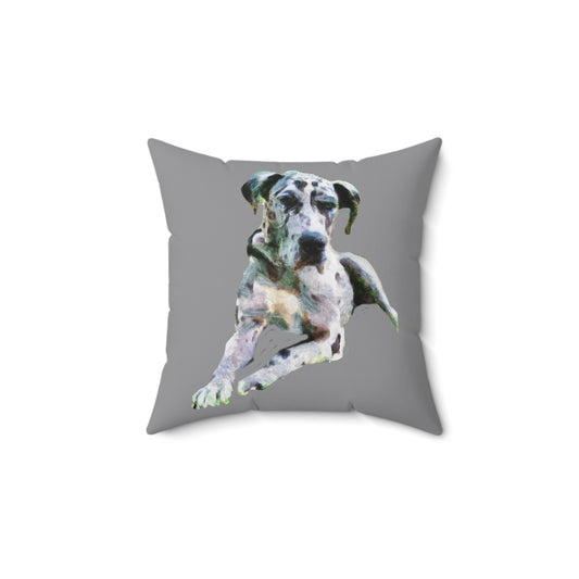 Harlequin Great Dane 'Leonid' Spun Polyester Throw Pillow