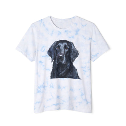 Flat-Coated Retriever Fashion Tie-Dyed T-Shirt