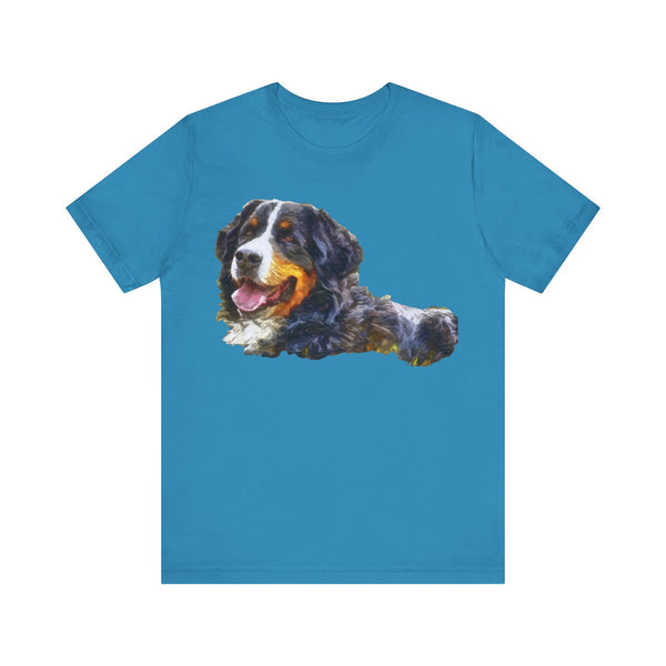 Bernese Mountain Dog Unisex Jersey Short Sleeve Tee