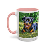 Rottweiler - Lina Accent Coffee Mug (11, 15oz)