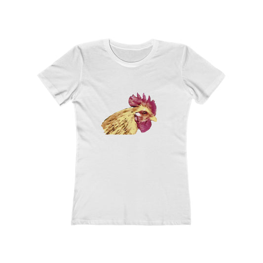 Rooster 'Spencer' - Women's Slim Fit Ringspun Cotton T-Shirt