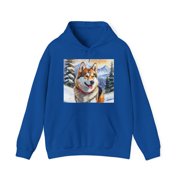 Chinook Sled Dog Unisex 50/50 Hooded Sweatshirt