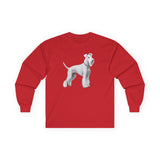 Bedlington Terrier Cotton Long Sleeve Tee