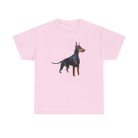Doberman Pinscher #1 - Unisex Heavy Cotton Tee
