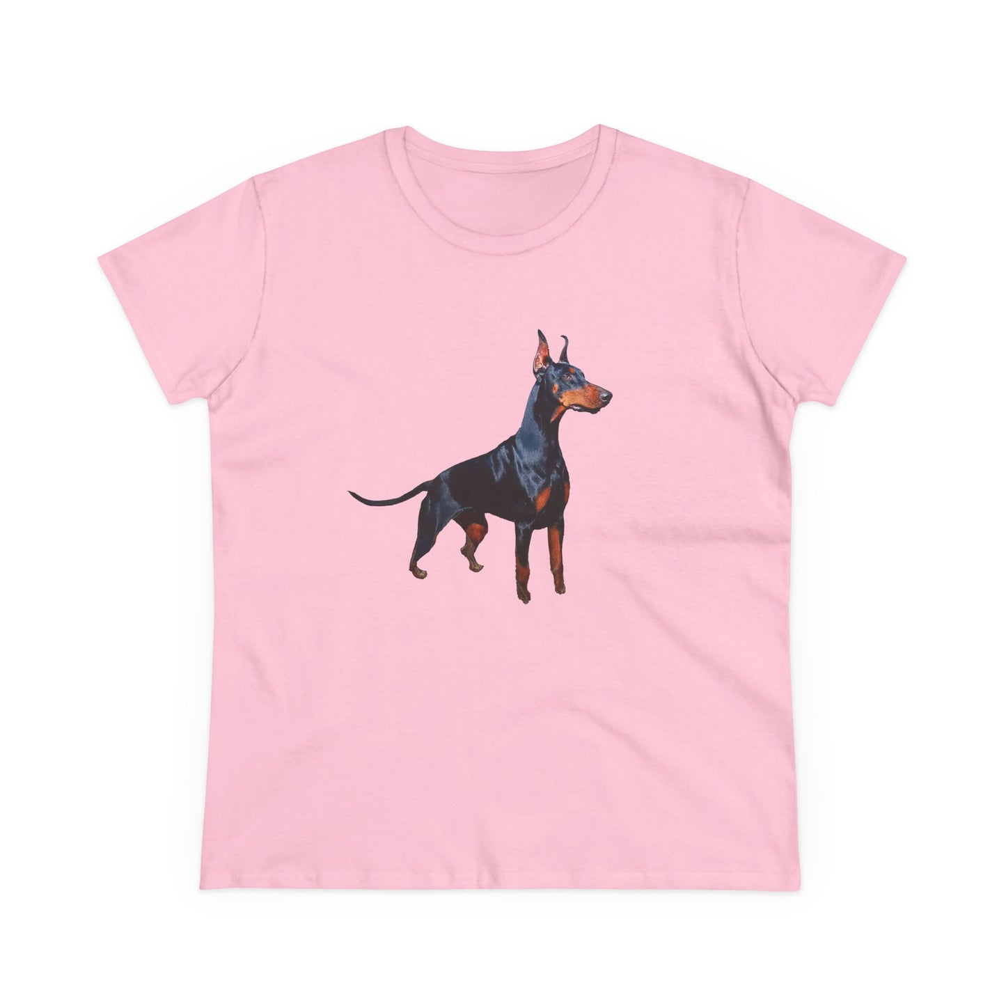 Doberman Pinscher Women's Midweight Cotton Tee