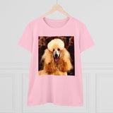 Poodle Women's Midweight Cotton Tee