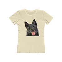 Schipperke Women's Slim Fit Ringspun Cotton T-Shirt