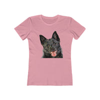 Schipperke Women's Slim Fit Ringspun Cotton T-Shirt