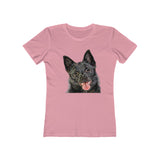 Schipperke Women's Slim Fit Ringspun Cotton T-Shirt