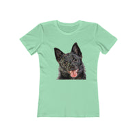 Schipperke Women's Slim Fit Ringspun Cotton T-Shirt