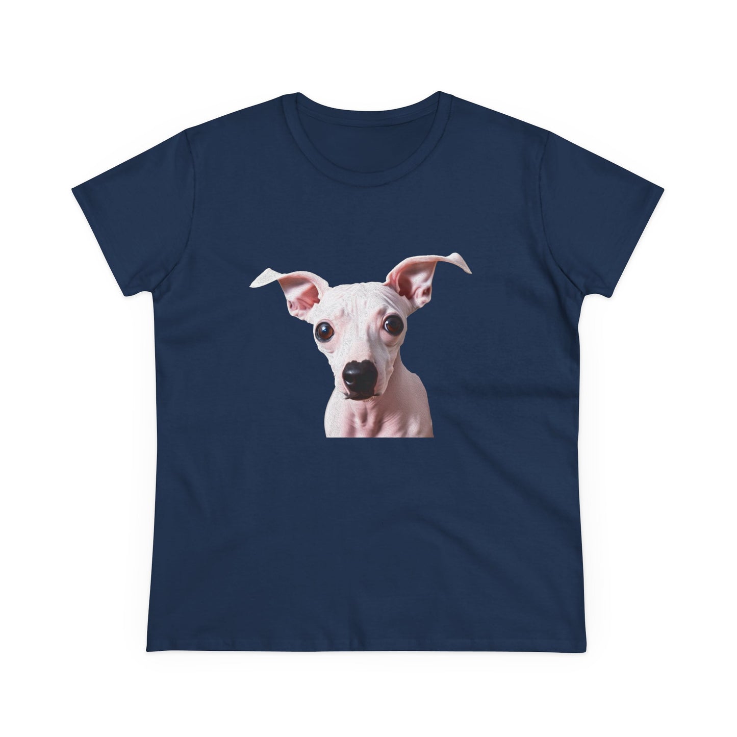 American Hairless Terrier Women's Midweight Cotton Tee