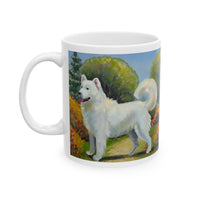 Japanese Spitz Ceramic Mug - 2 Sizes