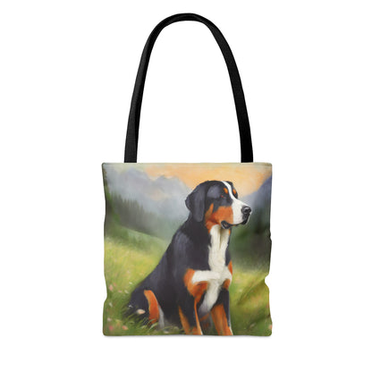 Greater Swiss Mountain Tote Bag