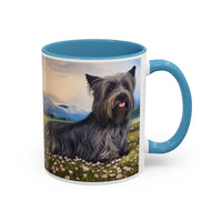 Skye Terrier - Ceramic Accent Coffee Mug - 2 Sizes