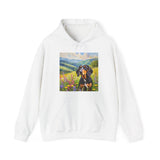 Black & Tan Coonhound Unisex 50/50 Hooded Sweatshirt