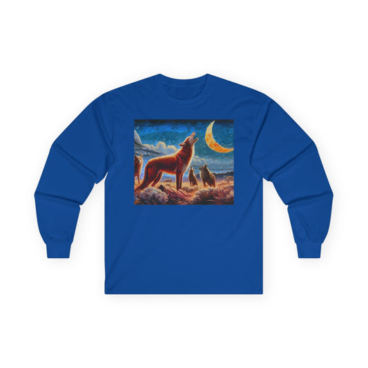 Howling Coyotees Unisex Cotton Long Sleeve Tee