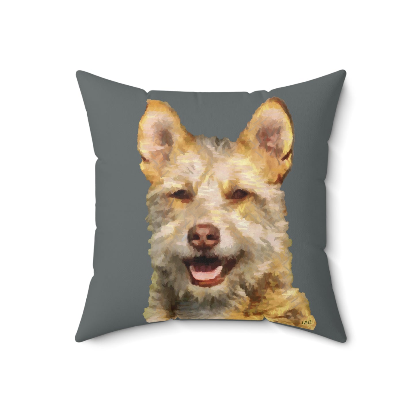 Portuguese Podengo Spun Polyester Throw Pillow