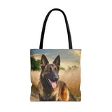 Elegant Dutch Sheepdog Fine Art Tote Bag